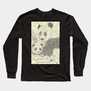 Panda bears Long Sleeve T-Shirt